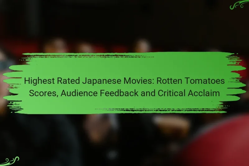 Highest Rated Japanese Movies: Rotten Tomatoes Scores, Audience Feedback and Critical Acclaim