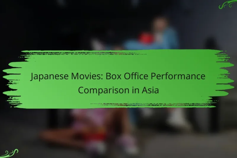 Japanese Movies: Box Office Performance Comparison in Asia