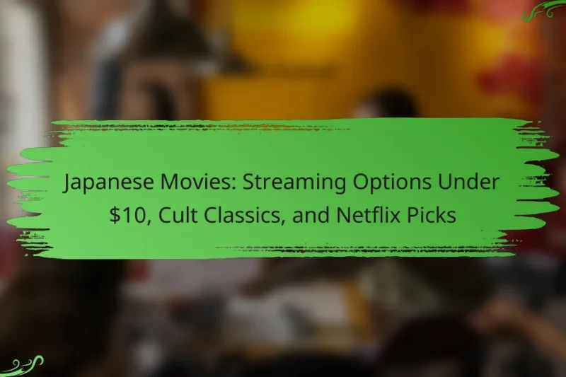 Japanese Movies: Streaming Options Under $10, Cult Classics, and Netflix Picks
