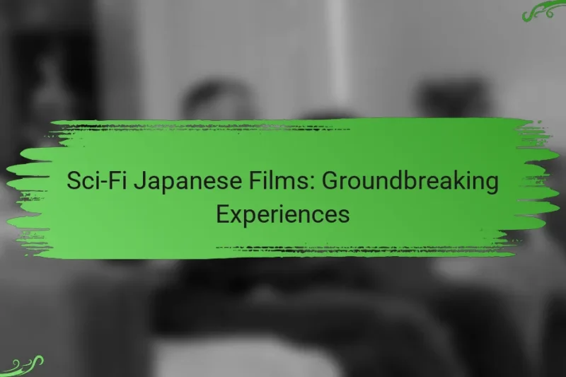 Sci-Fi Japanese Films: Groundbreaking Experiences