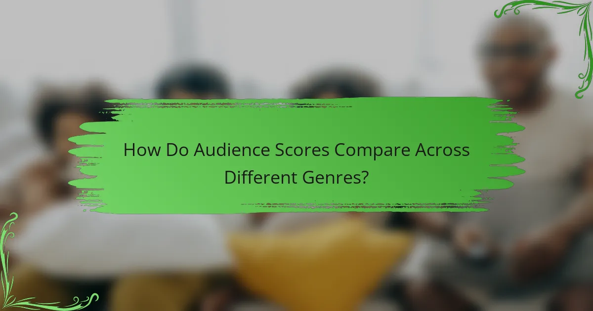 How Do Audience Scores Compare Across Different Genres?