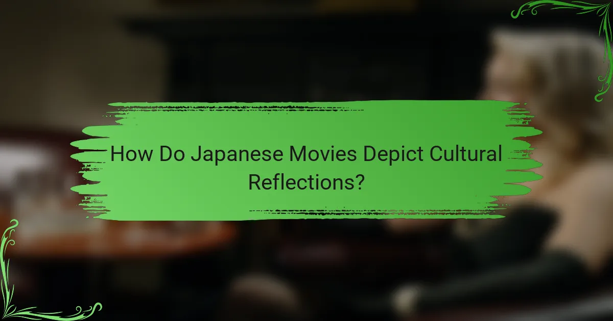 How Do Japanese Movies Depict Cultural Reflections?